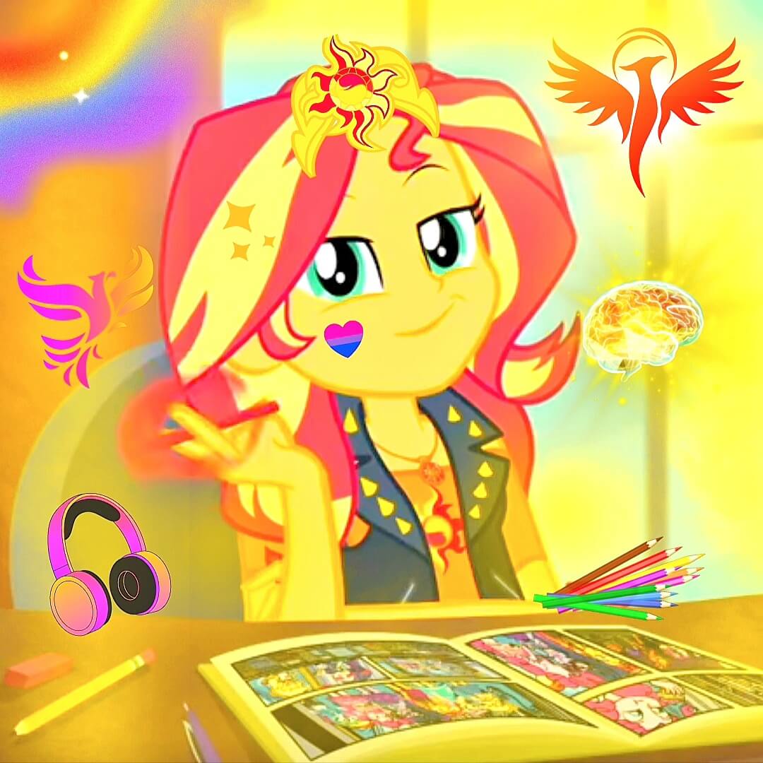 Capa de vídeo da Sunset Shimmer